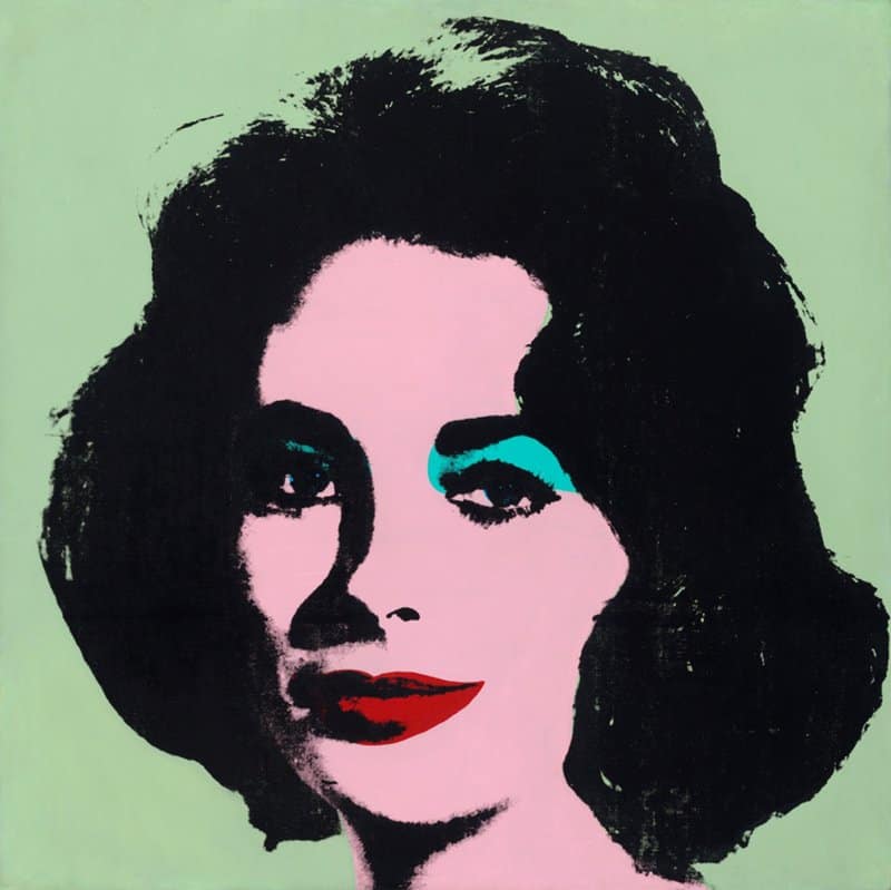 Andy Warhol Colored Liz museum quality
