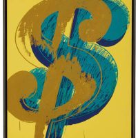 Andy Warhol Dollar Sign