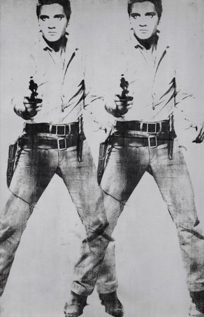 art oil painting reproduction of  Andy Warhol Double Elvis museum quality handmade