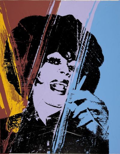 art oil painting reproduction of  Andy Warhol Drag Queen 1975 museum quality handmade