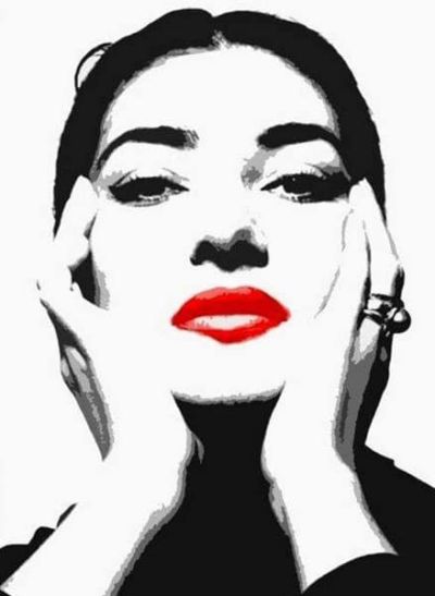 art oil painting reproduction of  Andy Warhol Maria Callas 1963 museum quality handmade
