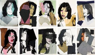 art oil painting reproduction of  Andy Warhol Mick Jagger Full Suite museum quality handmade