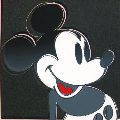 art oil painting reproduction of  Andy Warhol Mickey Mouse - 1981 museum quality handmade