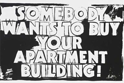 art oil painting reproduction of  Andy Warhol Somebody Wants To Buy Your Apartment Building museum quality handmade