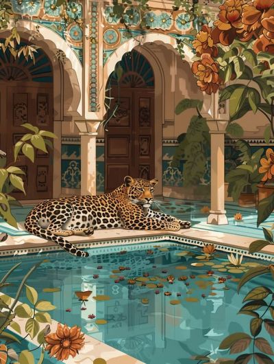 art oil painting reproduction of  Animal 031 museum quality handmade