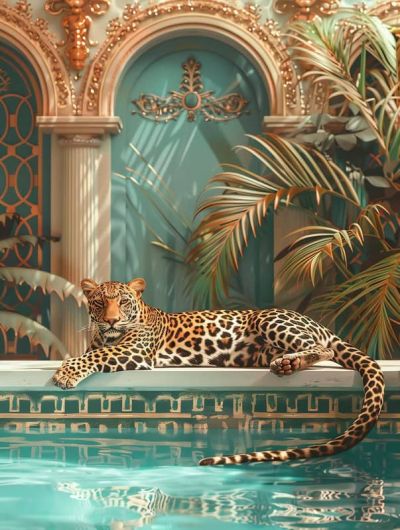 art oil painting reproduction of  Animal 033 museum quality handmade