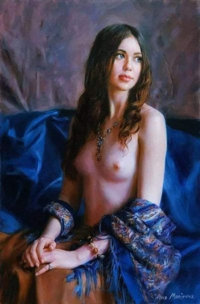 art oil painting reproduction of  Anna Marinova The Eyes museum quality handmade