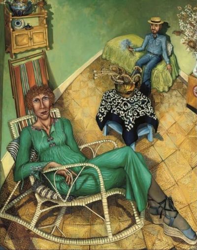 art oil painting reproduction of  Anthony Green The Summer House Little Eversden 1977 museum quality handmade