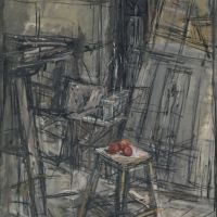 Giacometti - Apples In The Workshop 1950 By Alberto Giacometti artwork on canvas