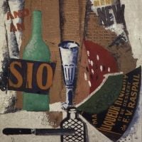 Ardengo Soffici Watermelon And Liqueurs 1914