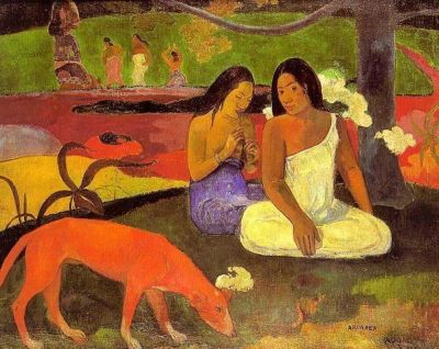 art oil painting reproduction of  Gauguin - Arearea 1 By Gauguin museum quality handmade