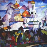 Aristarkh Lentulov Churches New Jerusalem 1917