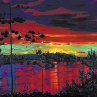 Arkady Rylov Coucher De Soleil 1917