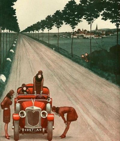 art oil painting reproduction of  Armand Vallee Little Fix 1920 museum quality handmade