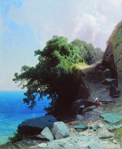 art oil painting reproduction of  Arsenij Mescherskij Seascape museum quality handmade