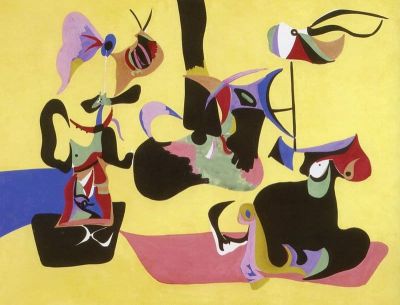 art oil painting reproduction of  Arshile Gorky Garden In Sochi 1940-41 museum quality handmade