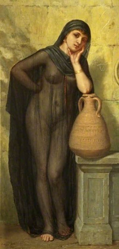 art oil painting reproduction of  Arthur Hill An Egyptian Water Carrier museum quality handmade