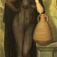 Arthur Hill An Egyptian Water Carrier Hand Painted Reproduction