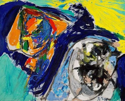 art oil painting reproduction of  Asger Jorn Aut-aut 1958 museum quality handmade
