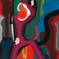 Auguste Herbin Composition Grande Vitesse Domicile 1927