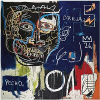 Basquiat Untitled - Pecho - Oreja - 1982-83