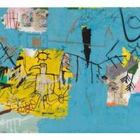 Basquiat Untitled 1982 La Painting Hand Painted Reproduction