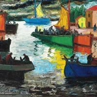 Benito Quinquela Mart N D A De Sol En La Boca - Sunny Day In La Boca 1970