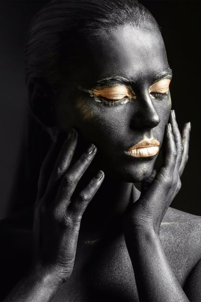 art oil painting reproduction of  Black And Gold 16 museum quality handmade
