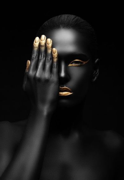 art oil painting reproduction of  Black And Gold 21 museum quality handmade