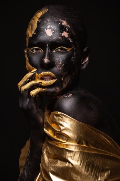 art oil painting reproduction of  Black And Gold 30 museum quality handmade