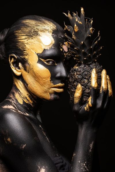 art oil painting reproduction of  Black And Gold 39 museum quality handmade