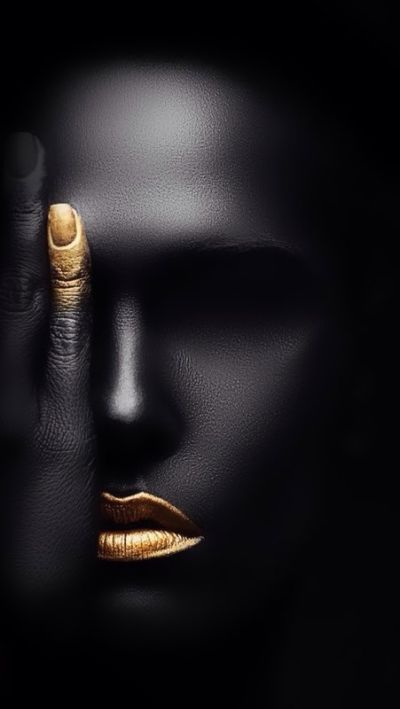 art oil painting reproduction of  Black And Gold 63 museum quality handmade