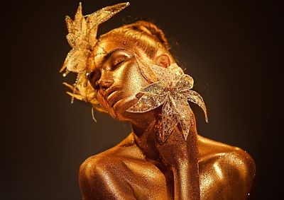 art oil painting reproduction of  Black And Gold 8 museum quality handmade