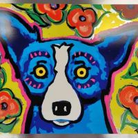 Blue Dog Wall Art