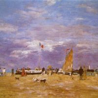 Boudin Pier Deauville - 1869