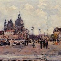 Boudin Pier In Venice - 1895