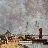 Boudin Port De Mer - 1870