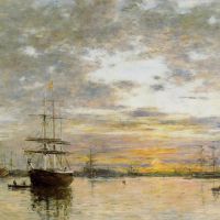 Boudin Port Of Le Havre - 1882
