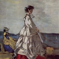 Boudin Princess Pauline Metternich On The Beach - 1865