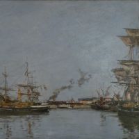 Boudin The Basin At Deauville - 1890