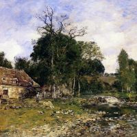 Boudin The Mill Saint-cenery - 1892