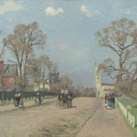 Camille Pissarro The Avenue Sydenham 1871 Hand Painted Reproduction
