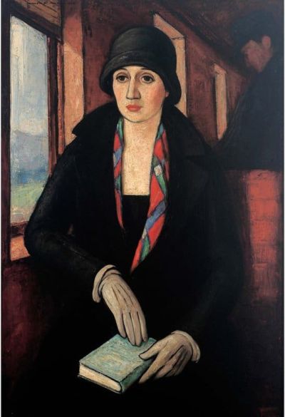 art oil painting reproduction of  Camilo Mori The Traveler - 1923 museum quality handmade