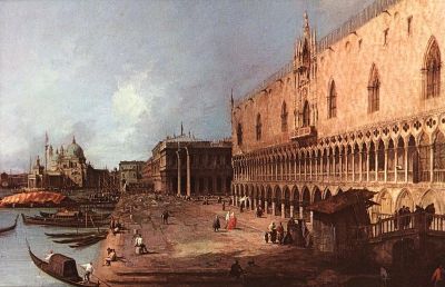art oil painting reproduction of  Canaletto Doge S Palace museum quality handmade