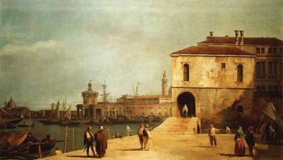 art oil painting reproduction of  Canaletto Fonteghetto Della Farina museum quality handmade