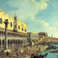 Canaletto Riva Degli Schiavoni Looking East