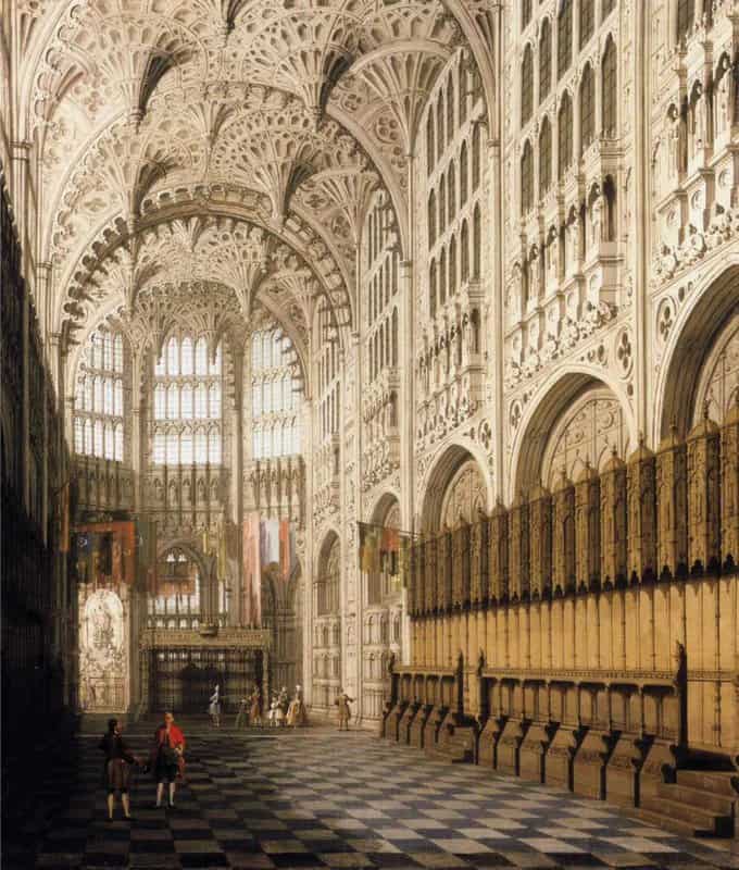 Canaletto The Interior Of Henry Vii Chapel In museum quality