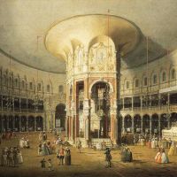 Canaletto The Interior Of The Rotunda Ranelagh Gardens
