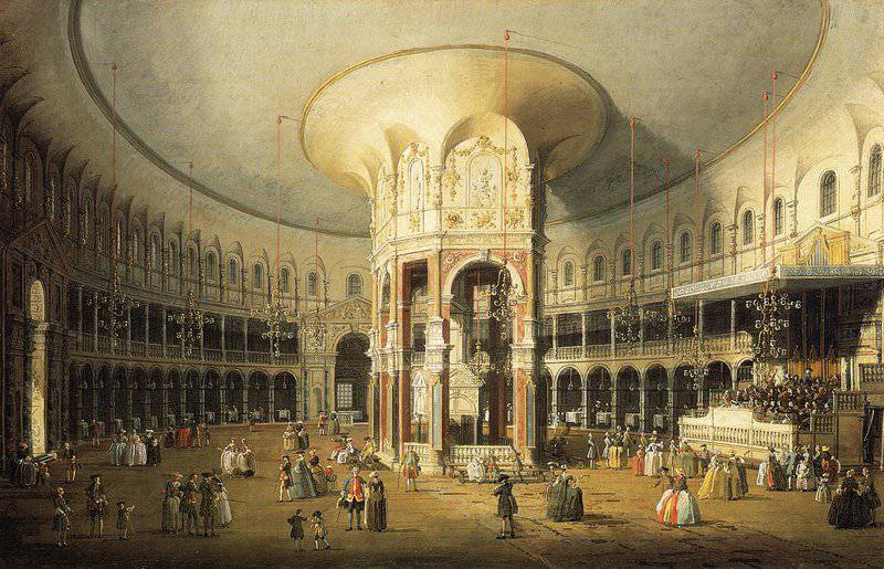 Canaletto The Interior Of The Rotunda Ranelagh Gardens museum quality