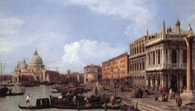 art oil painting reproduction of  Canaletto The Molo Looking West museum quality handmade